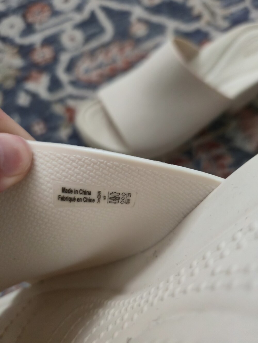 CROCS Women's Cream Brooklyn Mules - Picture 5 of 6